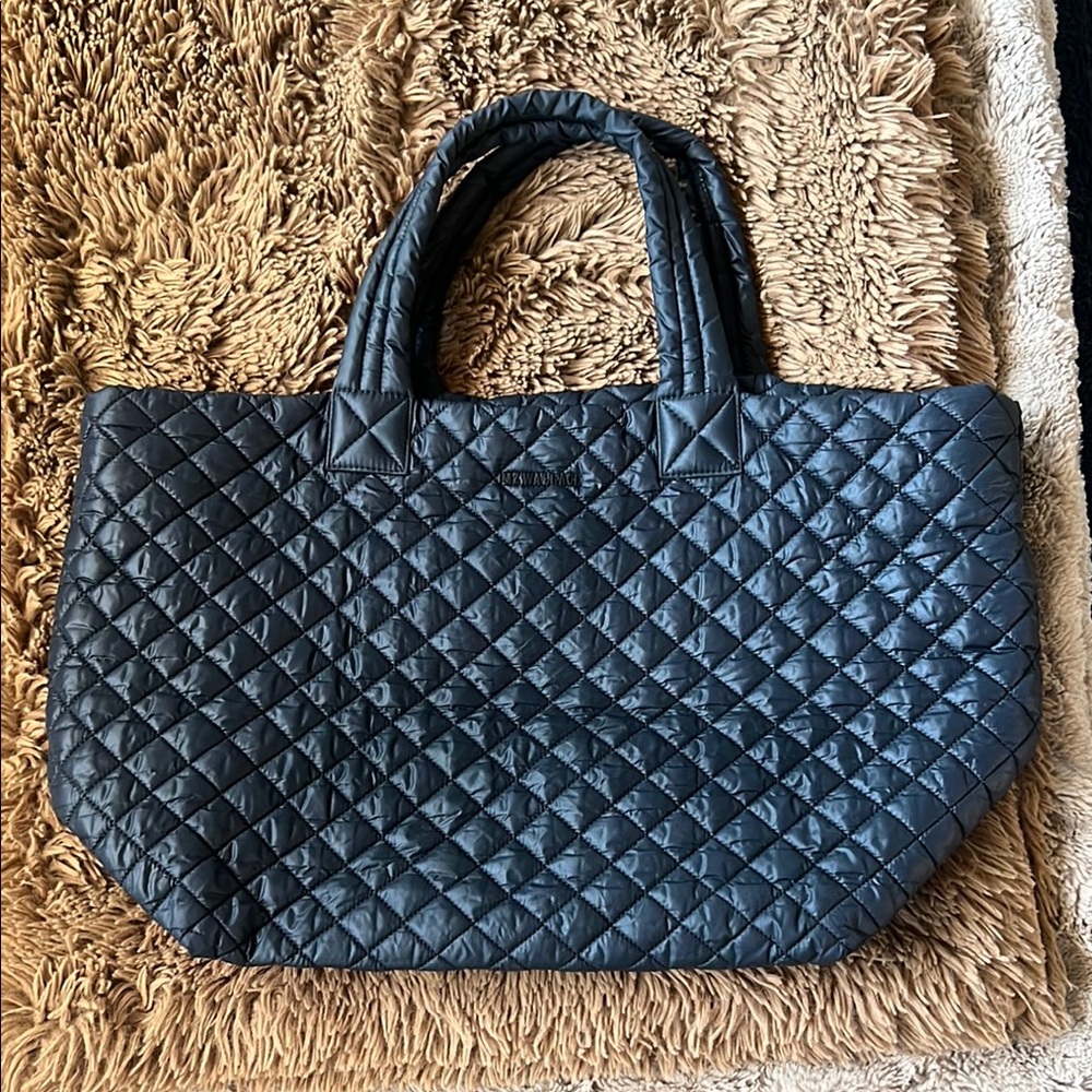 MZ Wallace Quilted Black Tote Bag